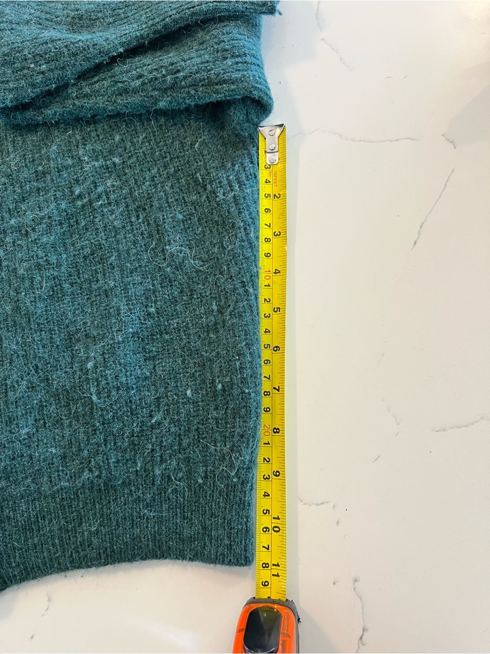 J. Crew Teal Green V-Neck Button-Up Cardigan alpaca and wool size medium - Picture 5 of 6